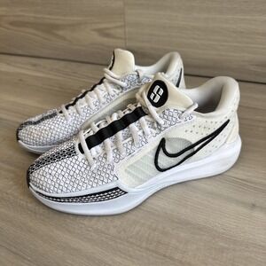 Nike Sabrina 1 Womens Basketball Shoes White/Football Grey/Black Size 6.5